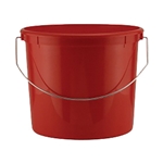 Lancaster 5 QT Red Plastic Bucket
